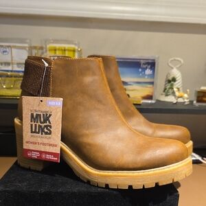 Muk Luks Tan Ankle Boots